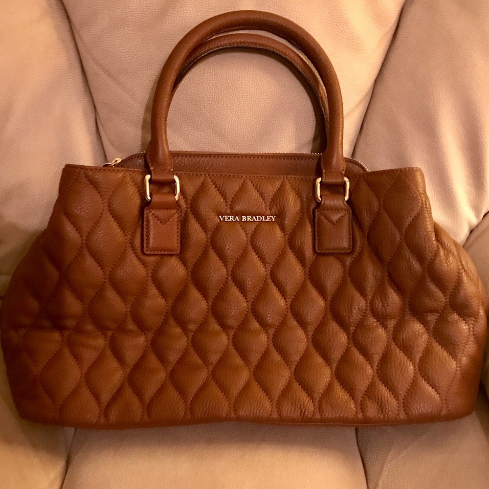Leather Emma Vera Bradley Satchel